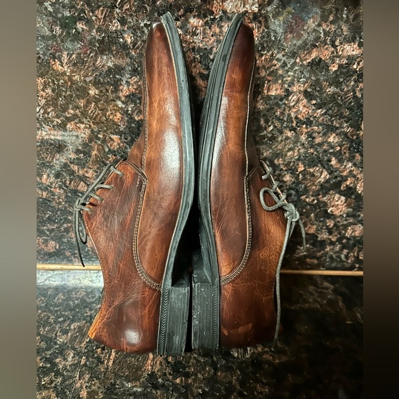 Cole Haan/nike Air Maroon Leather Oxford Shoes 9 main image 6